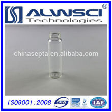 Fabricação de frasco de armazenamento de vidro de parafuso transparente 40ML, 24-400 Tampa superior aberta